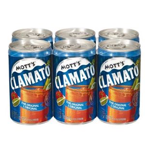 Mott's clamato cans 24 x 341 ml