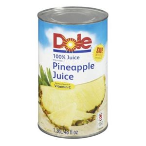 Dole pineapple juice 48 x 170 ml